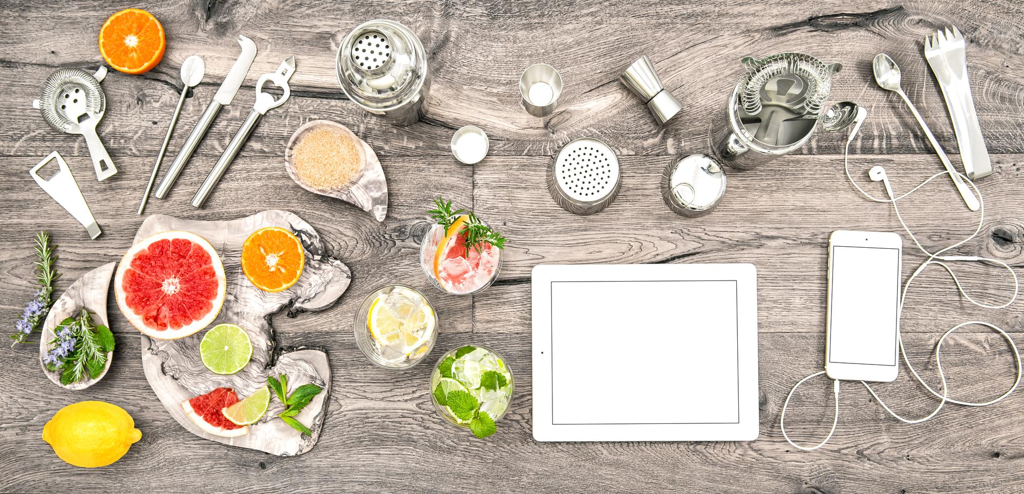 Set di utensili da cucina tecnologici